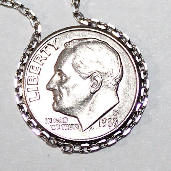 Sterling Silver Cultured Pearl Cubic Zirconia Circles Necklace - Picture 4 of 7